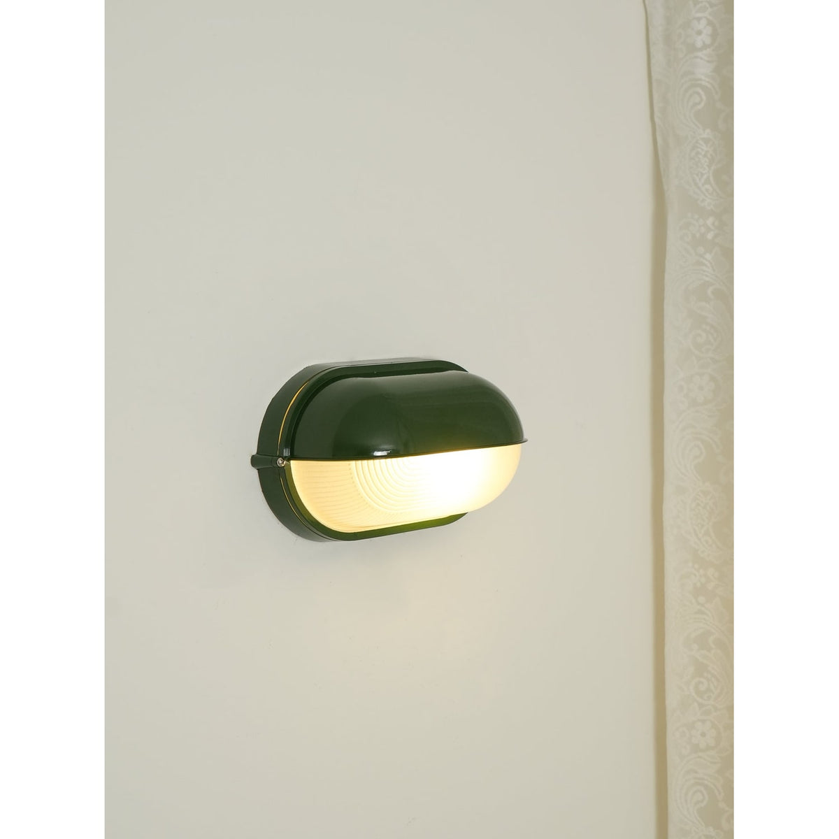Outdoor Wall Light with Bulkhead Design Oval Eyelid Cover and Industrial Nautical Style - Image 28