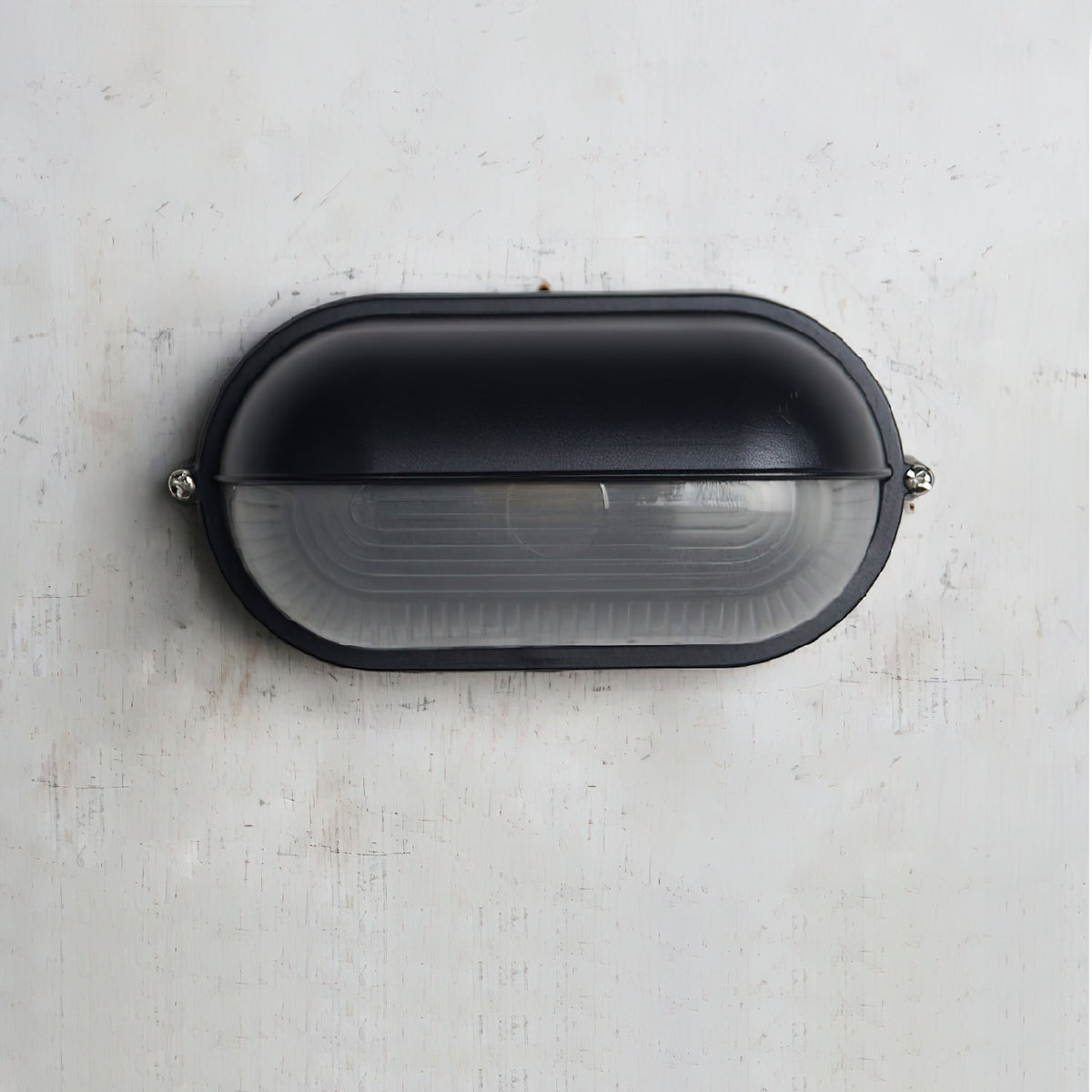 Outdoor Wall Light with Bulkhead Design Oval Eyelid Cover and Industrial Nautical Style - Image 36