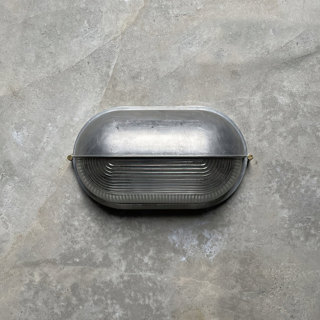 Outdoor Wall Light with Bulkhead Design Oval Eyelid Cover and Industrial Nautical Style - Image 44