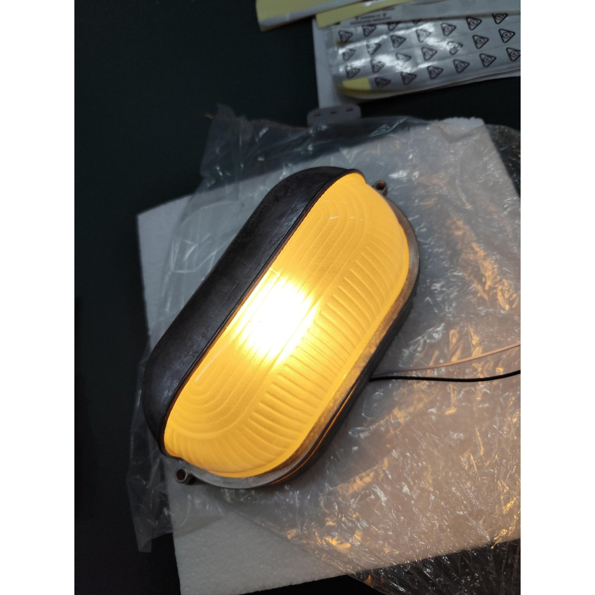 Outdoor Wall Light with Bulkhead Design Oval Eyelid Cover and Industrial Nautical Style - Image 53