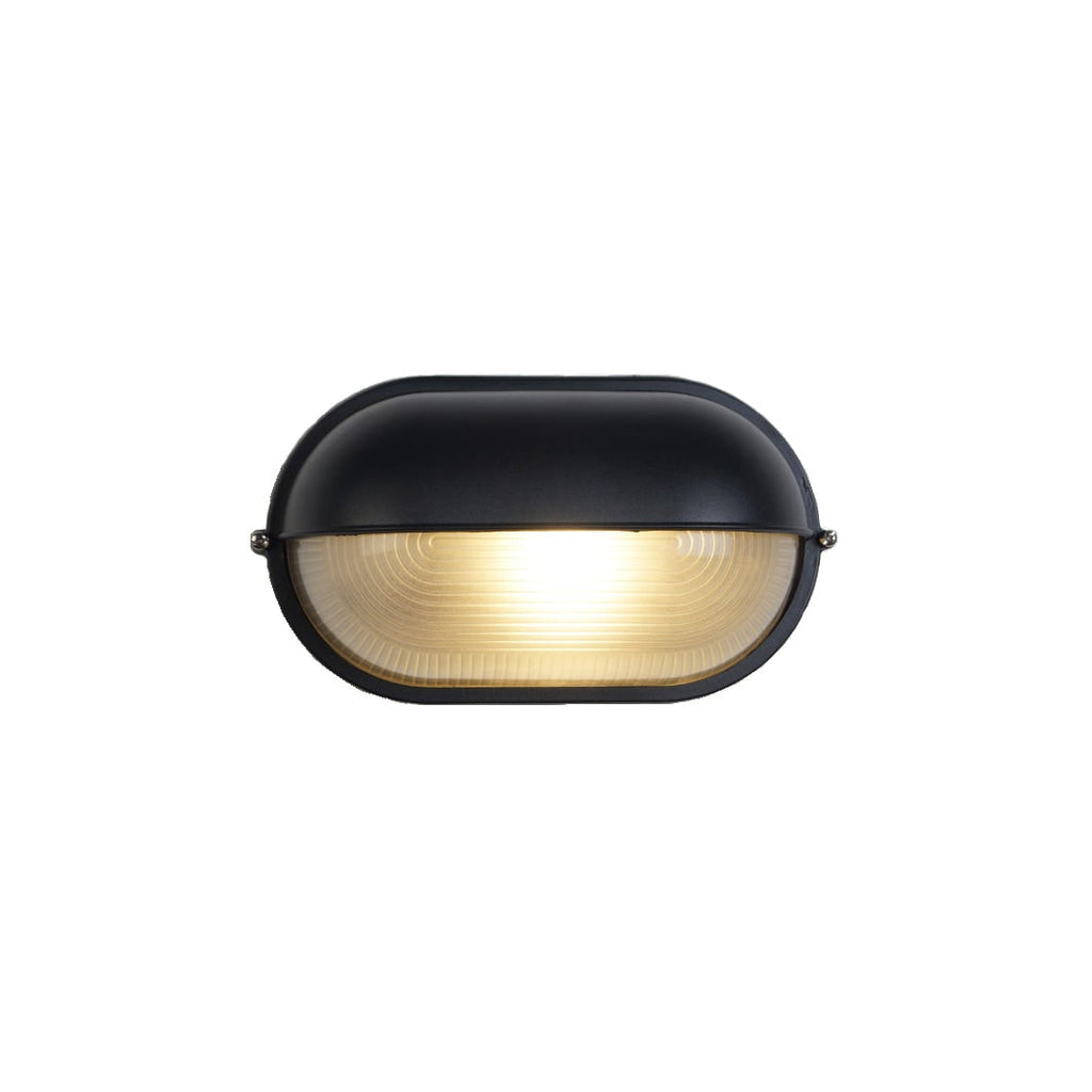 Outdoor Wall Light with Bulkhead Design Oval Eyelid Cover and Industrial Nautical Style - Image 55