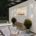 Outdoor Wall Sconce LED Light with Up and Down Glow Modern Linear Design - Image 1