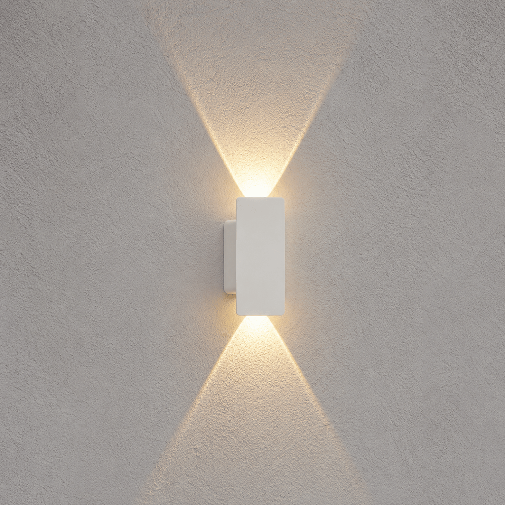 Outdoor Wall Sconce with LED Up and Down Lighting in Slim Rectangular Design - Image 6