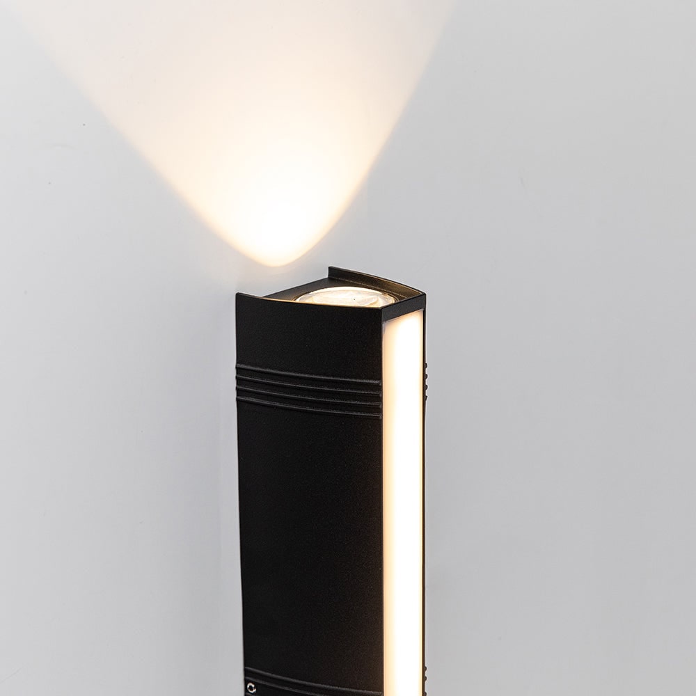 Outdoor Wall Sconce with LED Up and Down Lighting Modern Weather-Resistant - Image 15