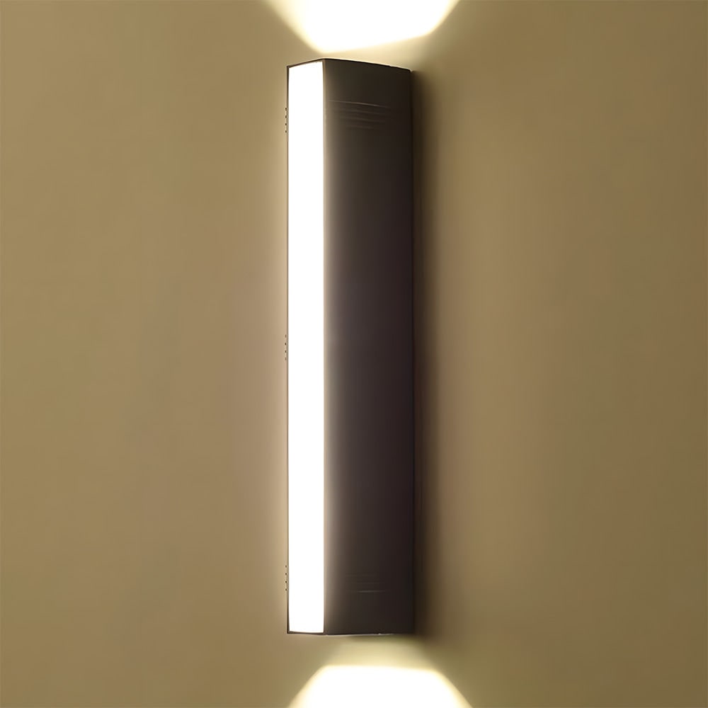 Outdoor Wall Sconce with LED Up and Down Lighting Modern Weather-Resistant - Image 16