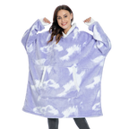 Coperta con cappuccio oversize con tasca per adulti