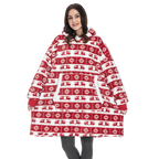 Coperta con cappuccio oversize con tasca per adulti