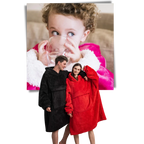 Coperta con cappuccio oversize con tasca per adulti