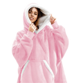 Coperta con cappuccio oversize con tasca per adulti
