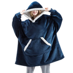 Coperta con cappuccio oversize con tasca per adulti
