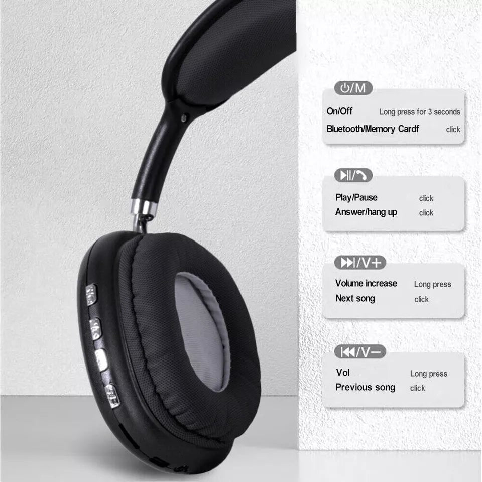 Over Ear Wireless Headphones with Active Noise Reduction and Bluetooth Connectivity - Image 2