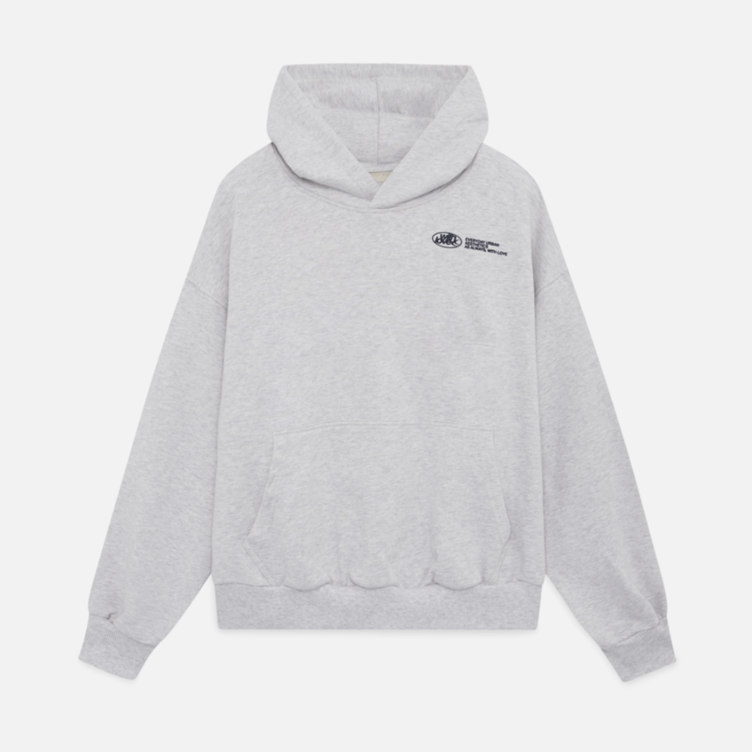 Oversized Graphic Pullover Hoodie with Dropped Shoulders and Kangaroo Pocket - Image 5