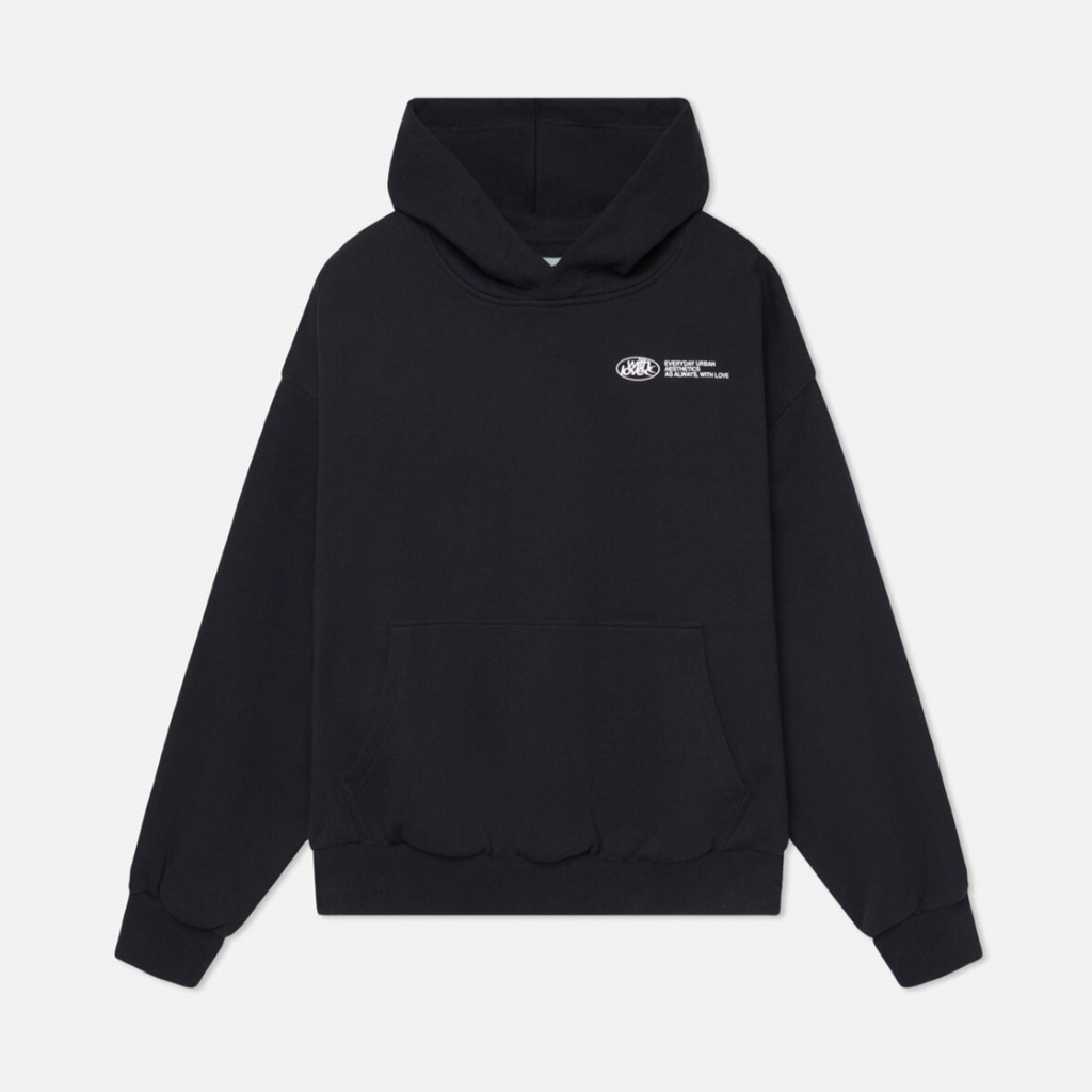 Oversized Graphic Pullover Hoodie with Dropped Shoulders and Kangaroo Pocket - Image 7