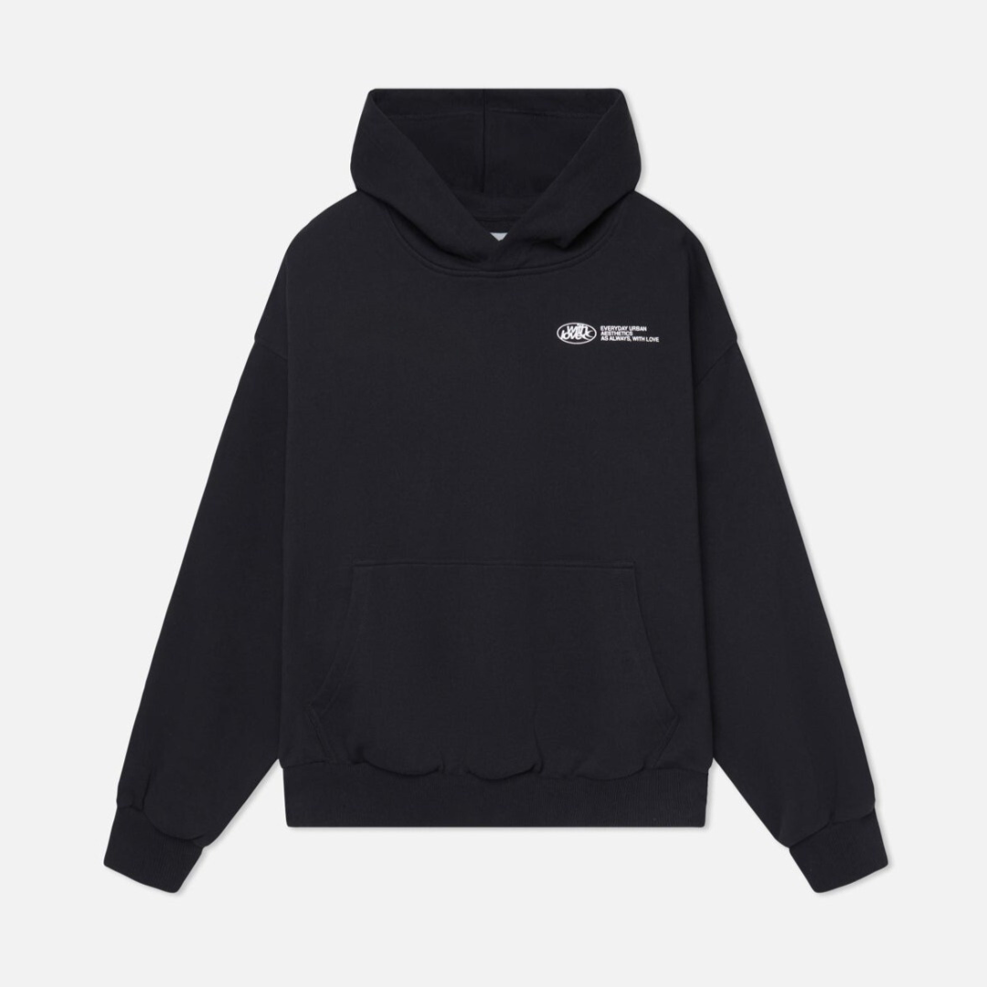 Oversized Graphic Pullover Hoodie with Dropped Shoulders and Kangaroo Pocket - Image 7