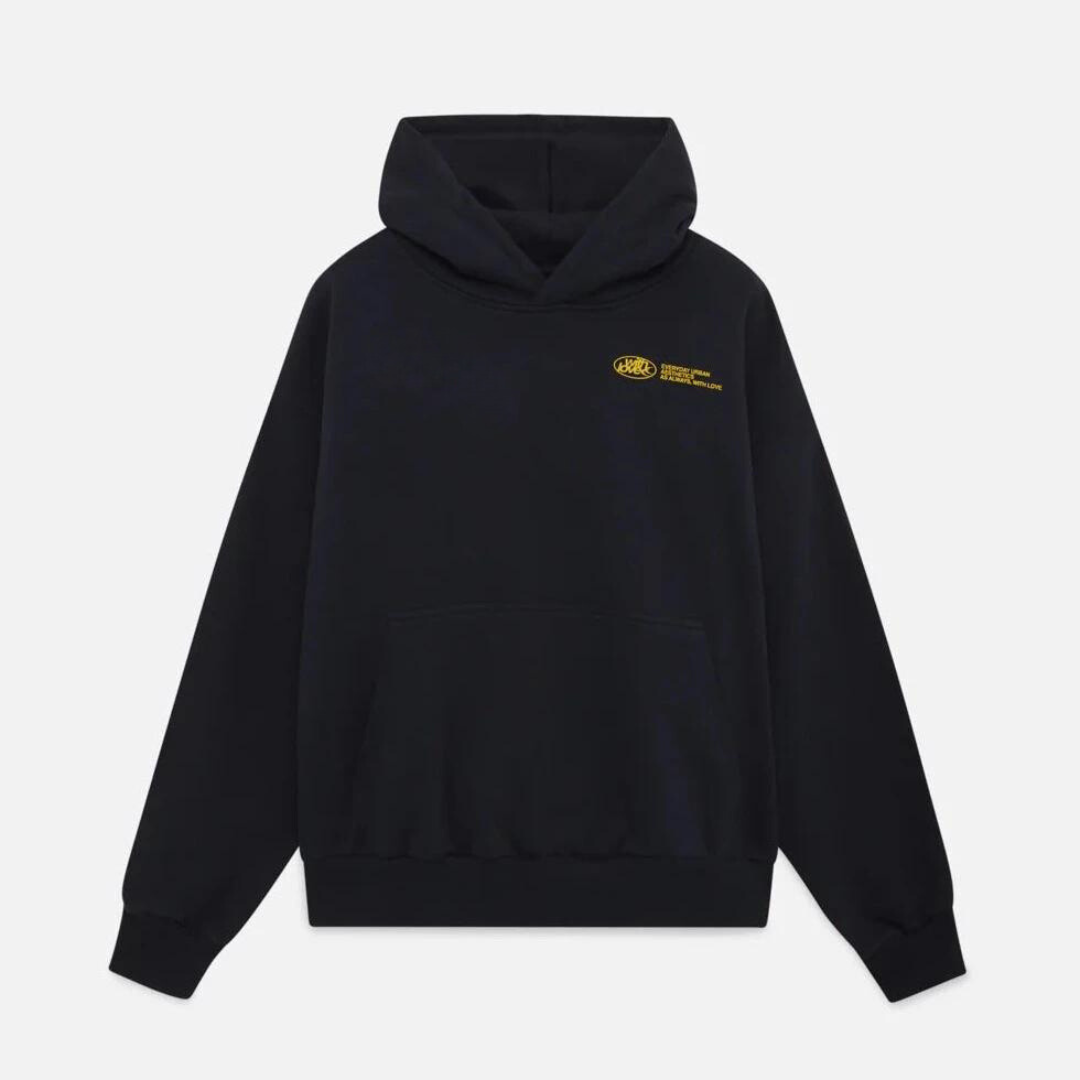 Oversized Graphic Pullover Hoodie with Dropped Shoulders and Kangaroo Pocket - Image 9