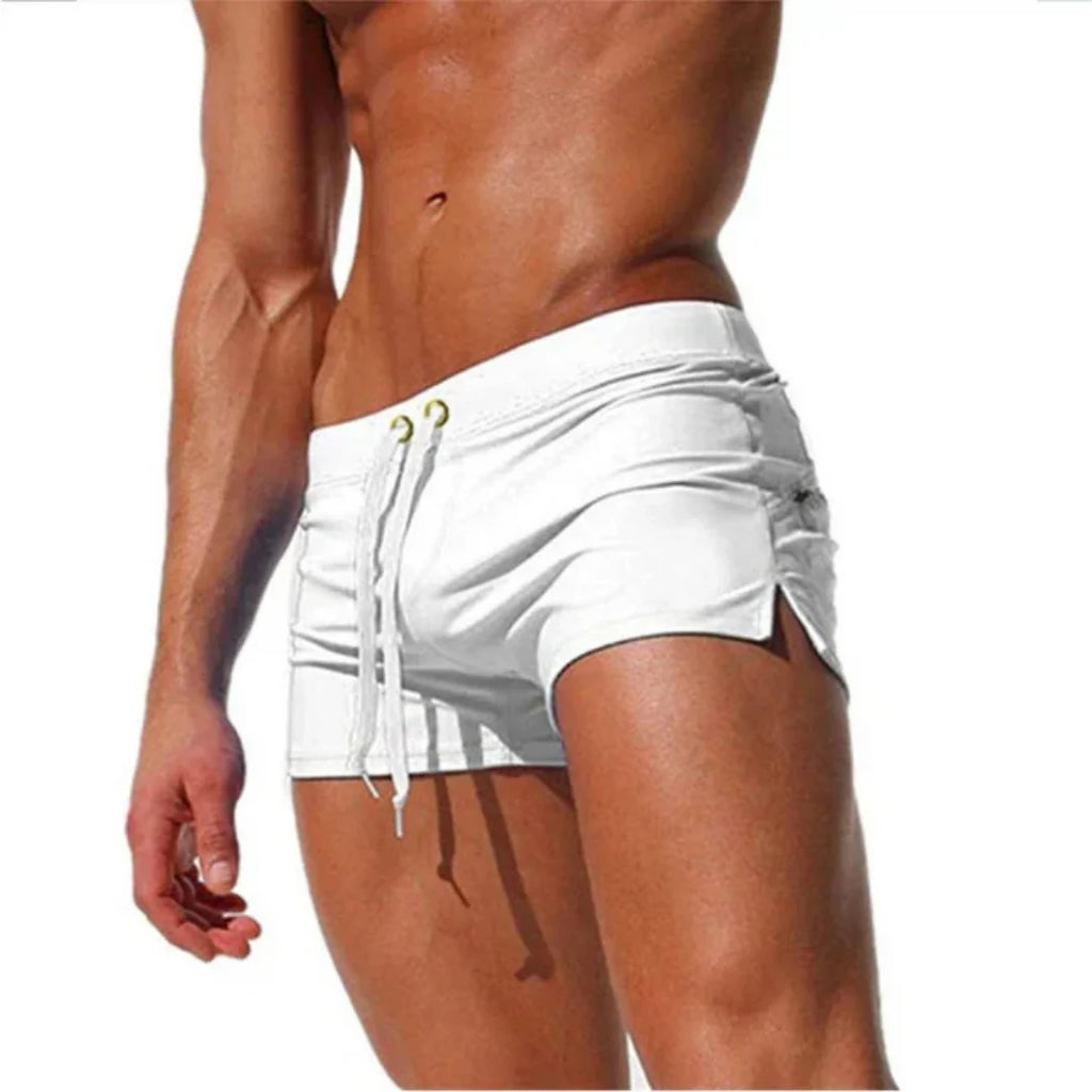 Paolo | Boxer Mare Uomo Asciugatura Rapida Bianco