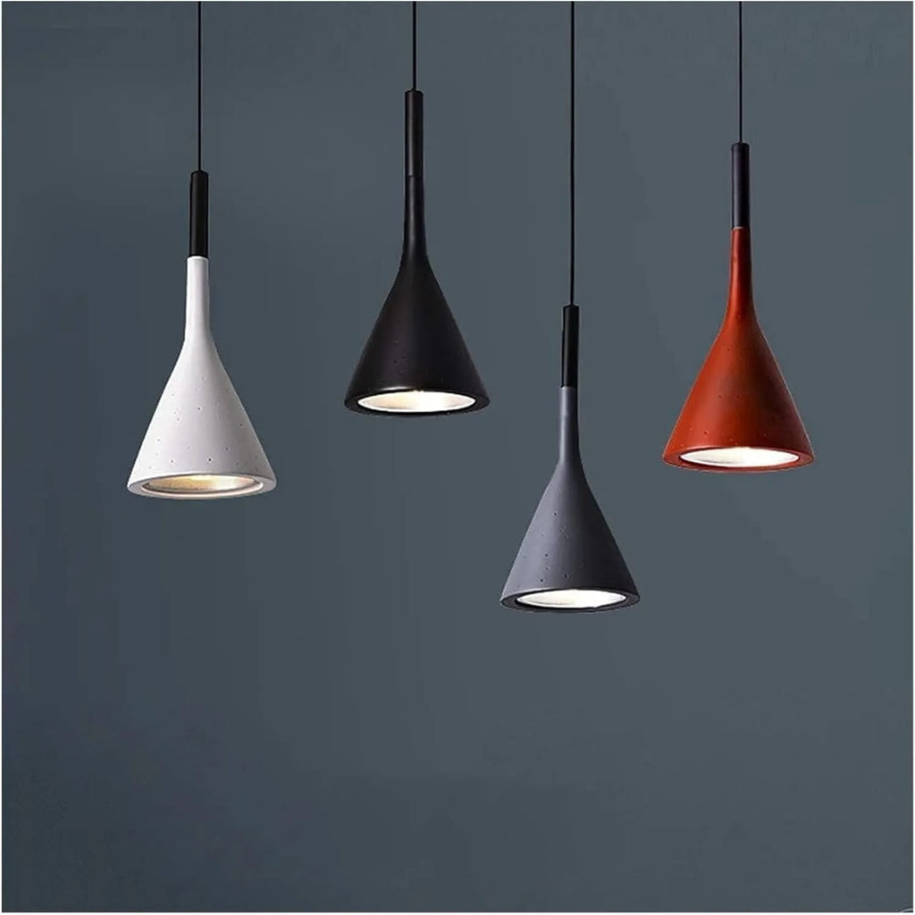 Pendant Light Fixture with Adjustable Cord Minimalist Cone Shade Modern Ceiling Lamp - Image 9
