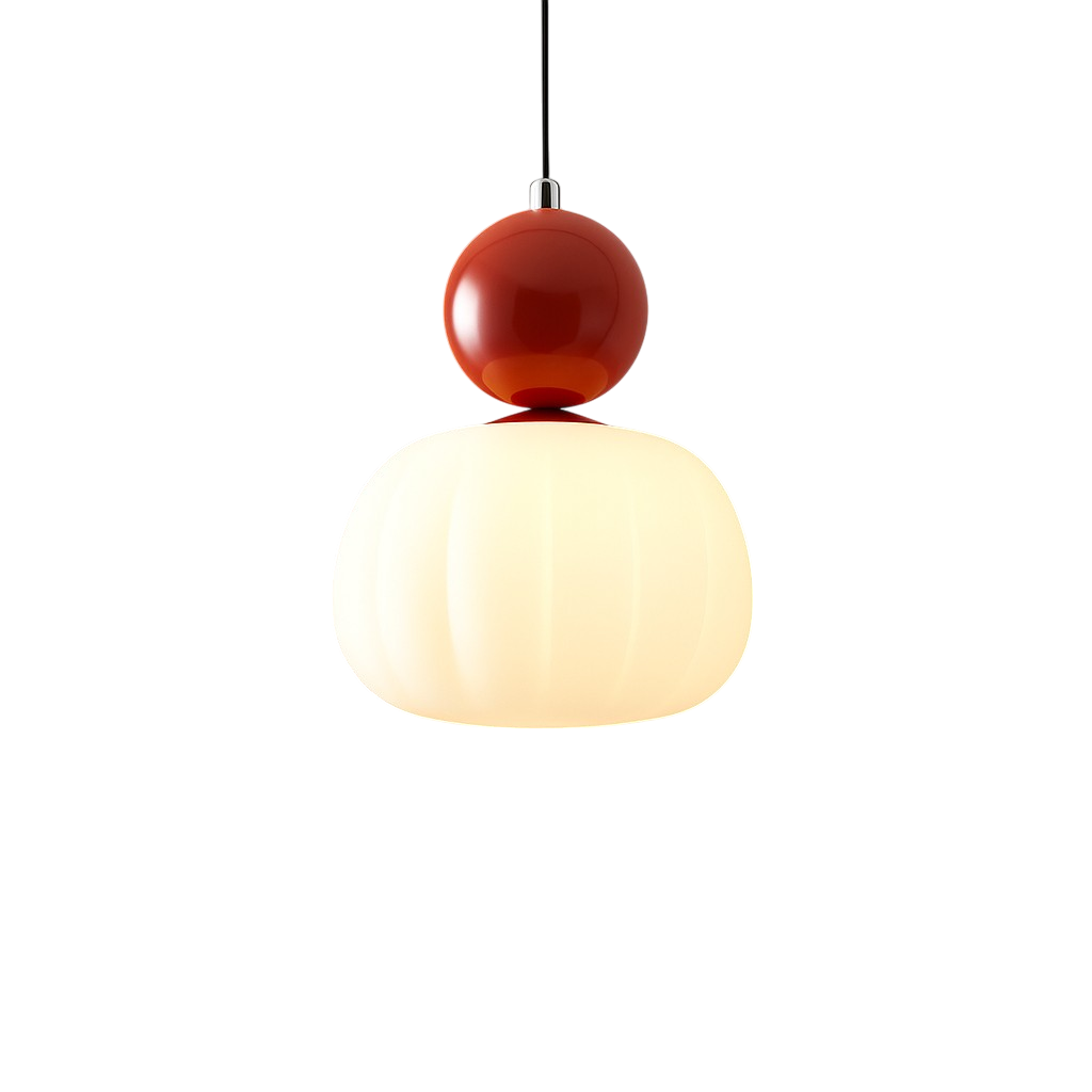 Pendant Light with Translucent Shade and Spherical Accent for Kitchen Living Room - Image 10