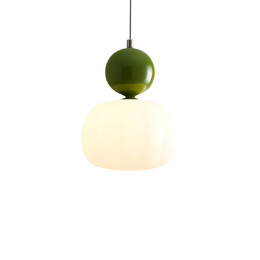 Pendant Light with Translucent Shade and Spherical Accent for Kitchen Living Room - Image 7