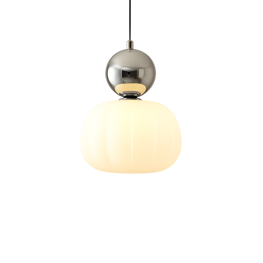 Pendant Light with Translucent Shade and Spherical Accent for Kitchen Living Room - Image 8