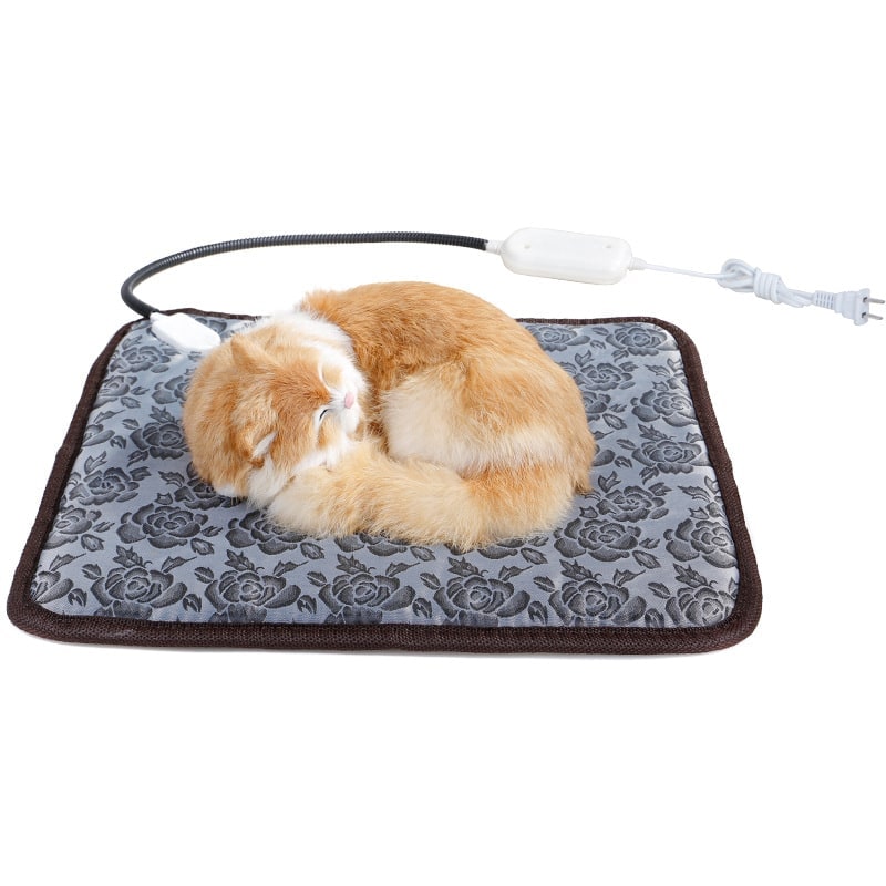 Pet Heating Pad with Waterproof Cord and Temperature Control for Dogs Cats - Image 1