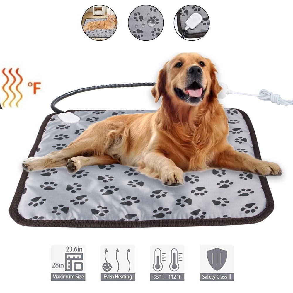 Pet Heating Pad with Waterproof Cord and Temperature Control for Dogs Cats - Image 10