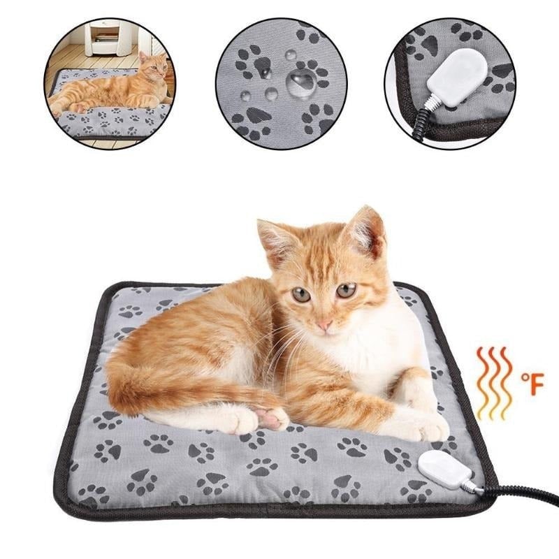 Pet Heating Pad with Waterproof Cord and Temperature Control for Dogs Cats - Image 2