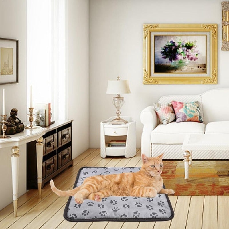 Pet Heating Pad with Waterproof Cord and Temperature Control for Dogs Cats - Image 9