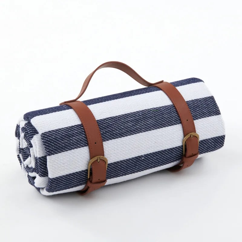 Picnic Blanket with Carrying Strap Waterproof Backing and Foldable Design - Image 12