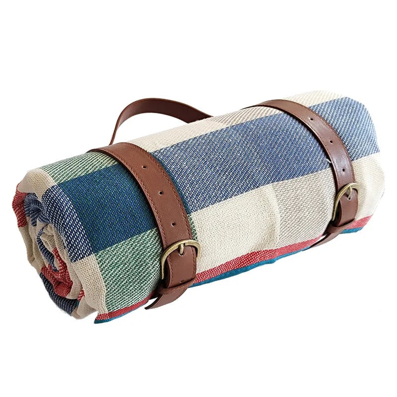 Picnic Blanket with Carrying Strap Waterproof Backing and Foldable Design - Image 14
