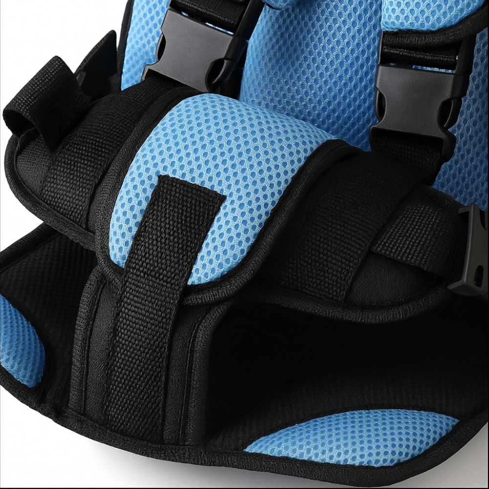 Portable Car Seat with 5-Point Safety Harness Lightweight and Adjustable with Padded Headrest - Image 4