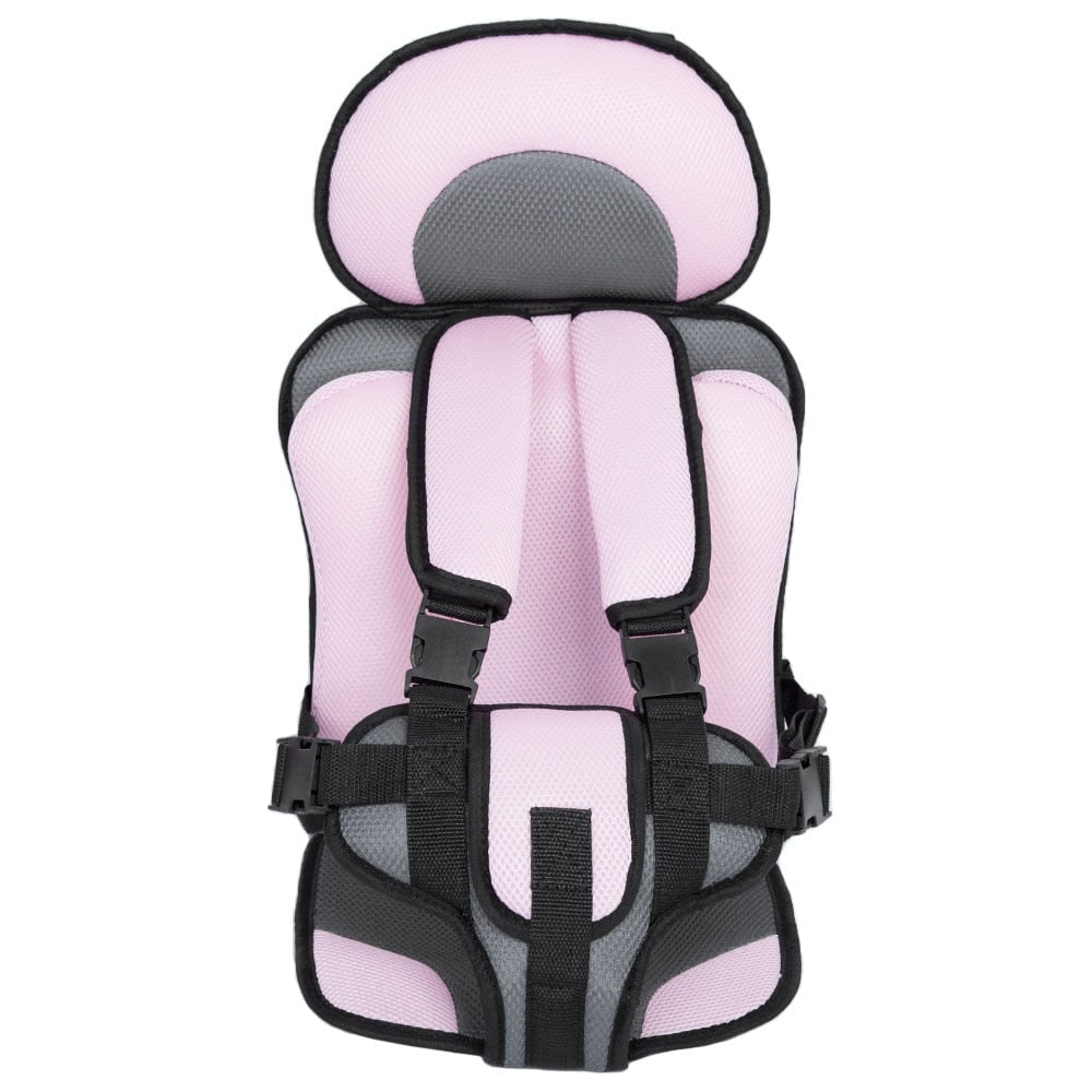 Portable Car Seat with 5-Point Safety Harness Lightweight and Adjustable with Padded Headrest - Image 5