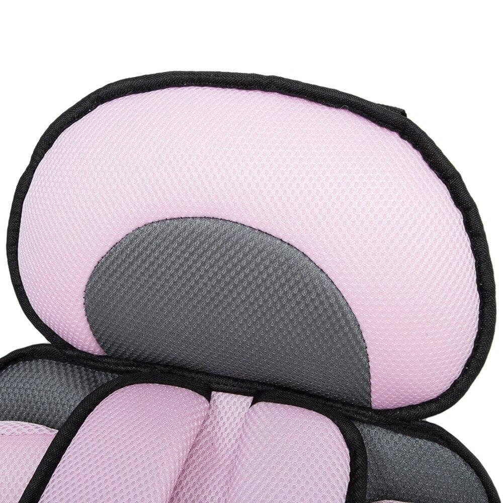 Portable Car Seat with 5-Point Safety Harness Lightweight and Adjustable with Padded Headrest - Image 6
