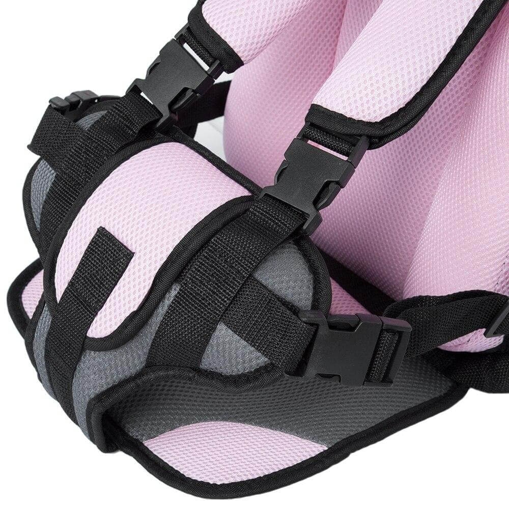 Portable Car Seat with 5-Point Safety Harness Lightweight and Adjustable with Padded Headrest - Image 7