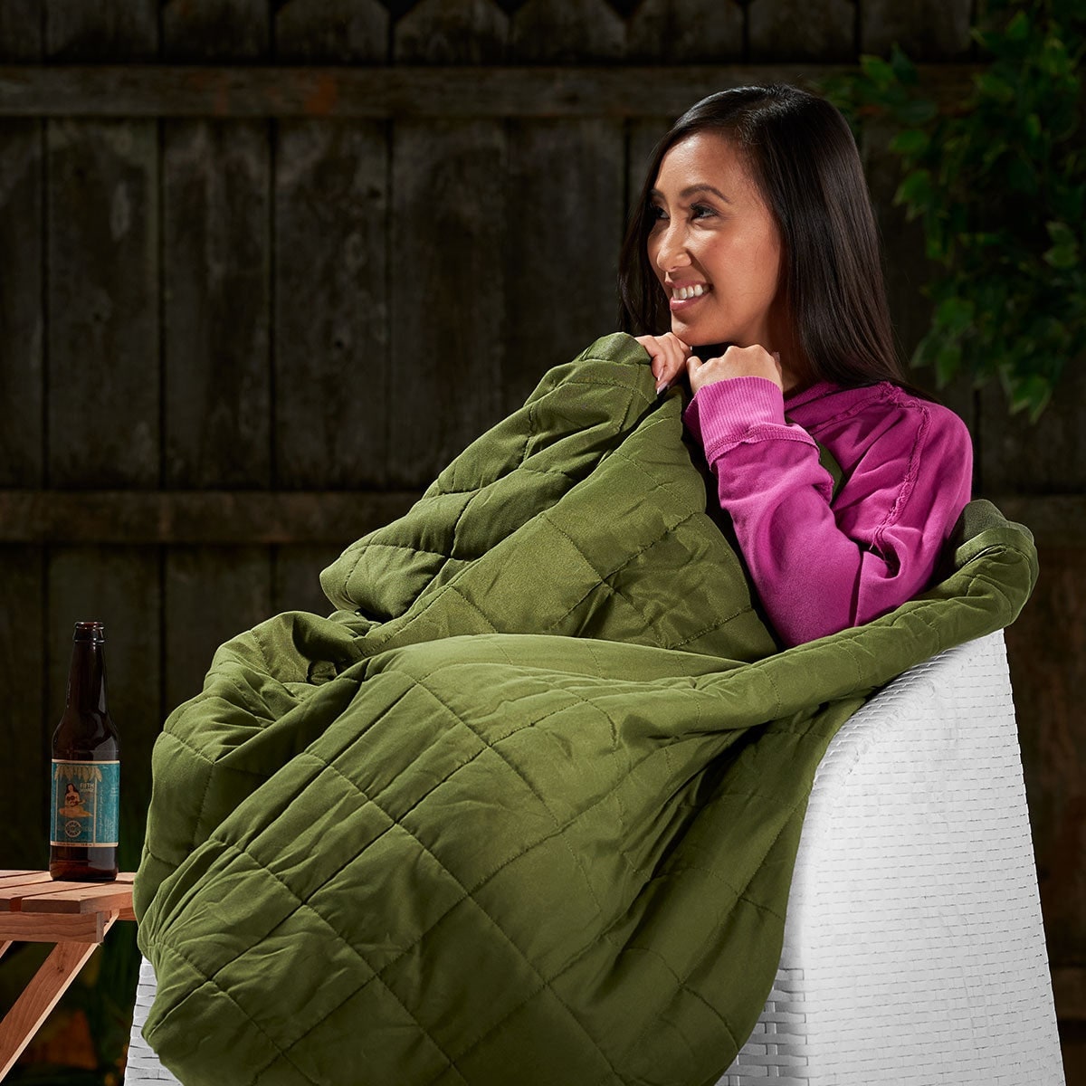 Portable Heated Blanket with Battery Power Bank USB Charging and Three Heating Zones - Image 1