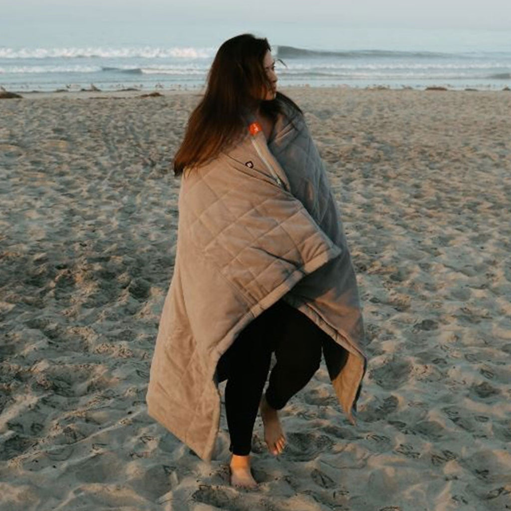 Portable Heated Blanket with Battery Power Bank USB Charging and Three Heating Zones - Image 8