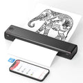 Portable Thermal Printer with Wireless Bluetooth and USB for A4 Paper Printing - Image 1