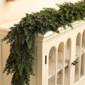 Pre-Lit Christmas Garland with Warm LED Lights for Stairs and Mantels - Image 9