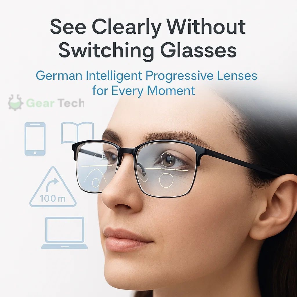 Progressive Reading Glasses with Multifocal Lenses and Blue Light Blocking - Image 9