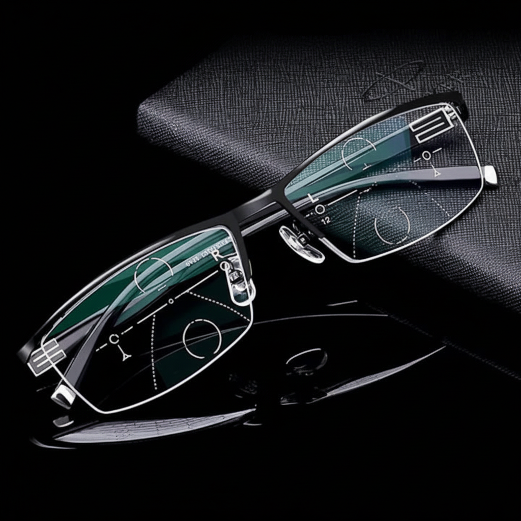 Progressive Reading Glasses with Multifocal Lenses Blue Light Protection - Image 2