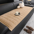 Quilted Sofa Seat Cover with Washable Corduroy Fabric and Piped Border - Image 5
