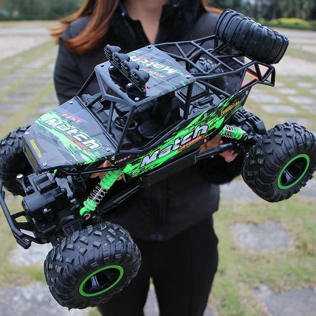 Rc Car Remote Control 4wd Rock Crawler with Suspension and All-Terrain Tires - Image 1