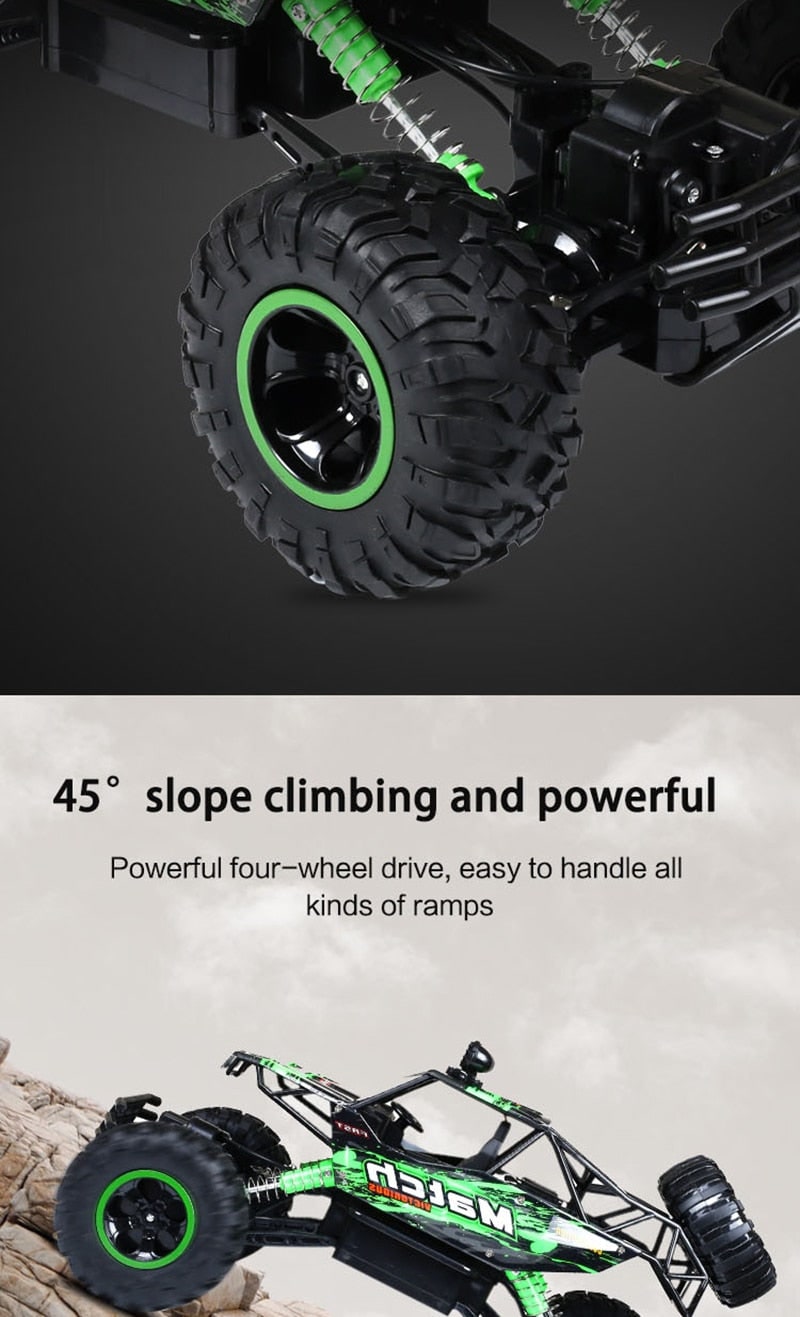 Rc Car Remote Control 4wd Rock Crawler with Suspension and All-Terrain Tires - Image 11