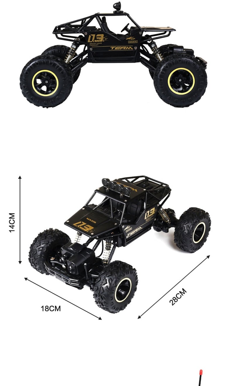 Rc Car Remote Control 4wd Rock Crawler with Suspension and All-Terrain Tires - Image 16