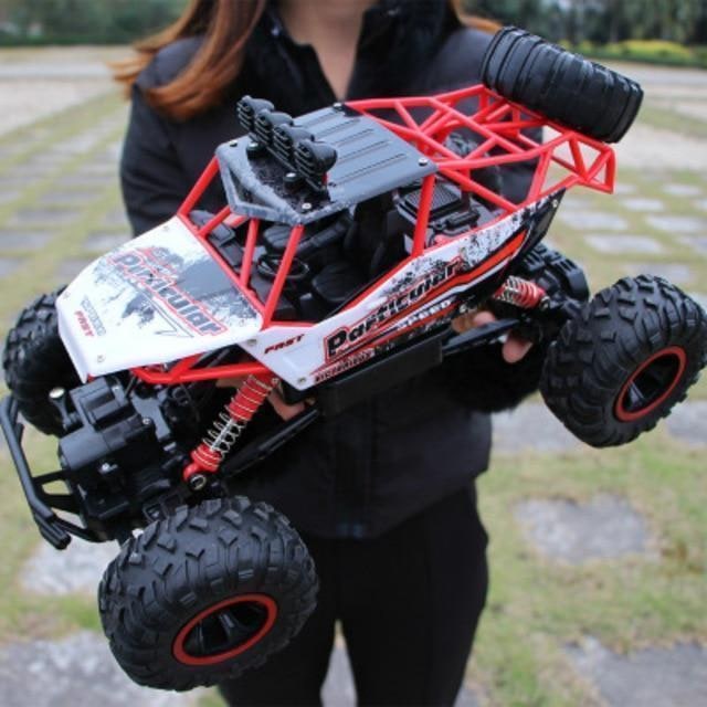 Rc Car Remote Control 4wd Rock Crawler with Suspension and All-Terrain Tires - Image 2