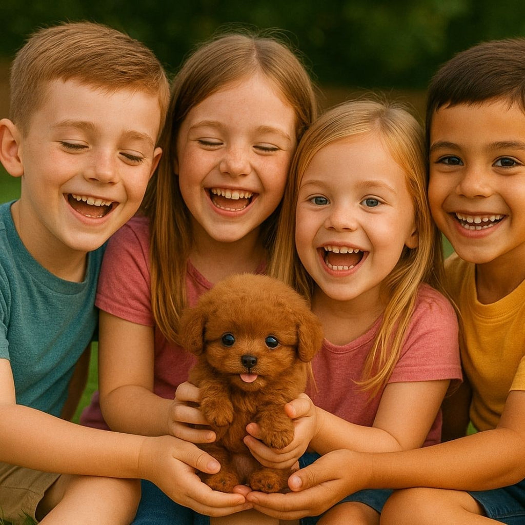 Realistic Plush Dog Toy with Soft Curly Fur and Lifelike Details Pocket-Sized Puppy - Image 5