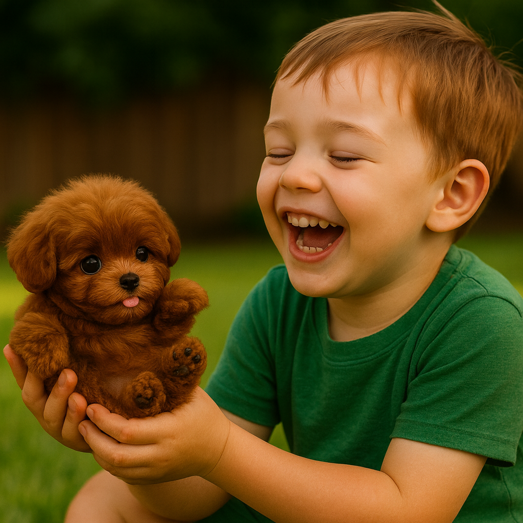 Realistic Puppy Toy with Soft Plush Fur Walking Action and Interactive Features - Image 2