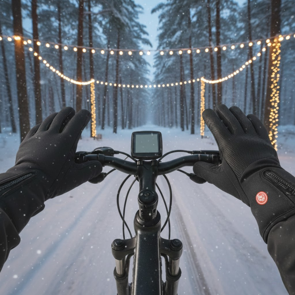 Rechargeable Heated Gloves with Water-Resistant Grip and Touchscreen Support - Image 5