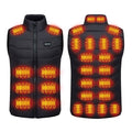 Rechargeable Heated Vest with Quilted Design and USB Battery Pack - Image 1