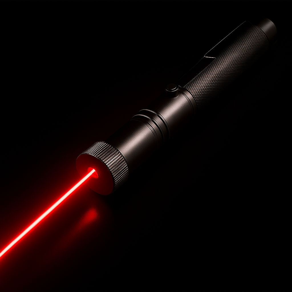Rechargeable Laser Pointer Pen with Adjustable Focus and USB Charging - Image 1